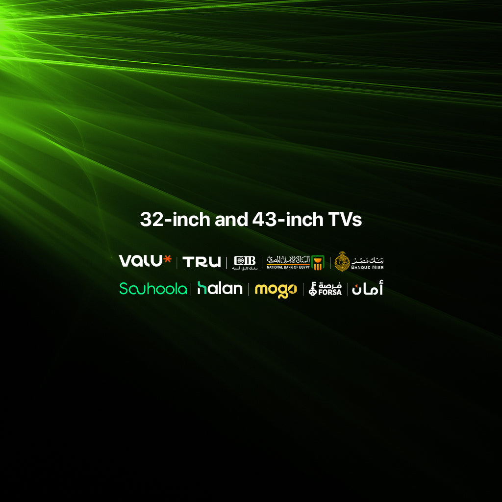 32-inch and 43-inch TVs