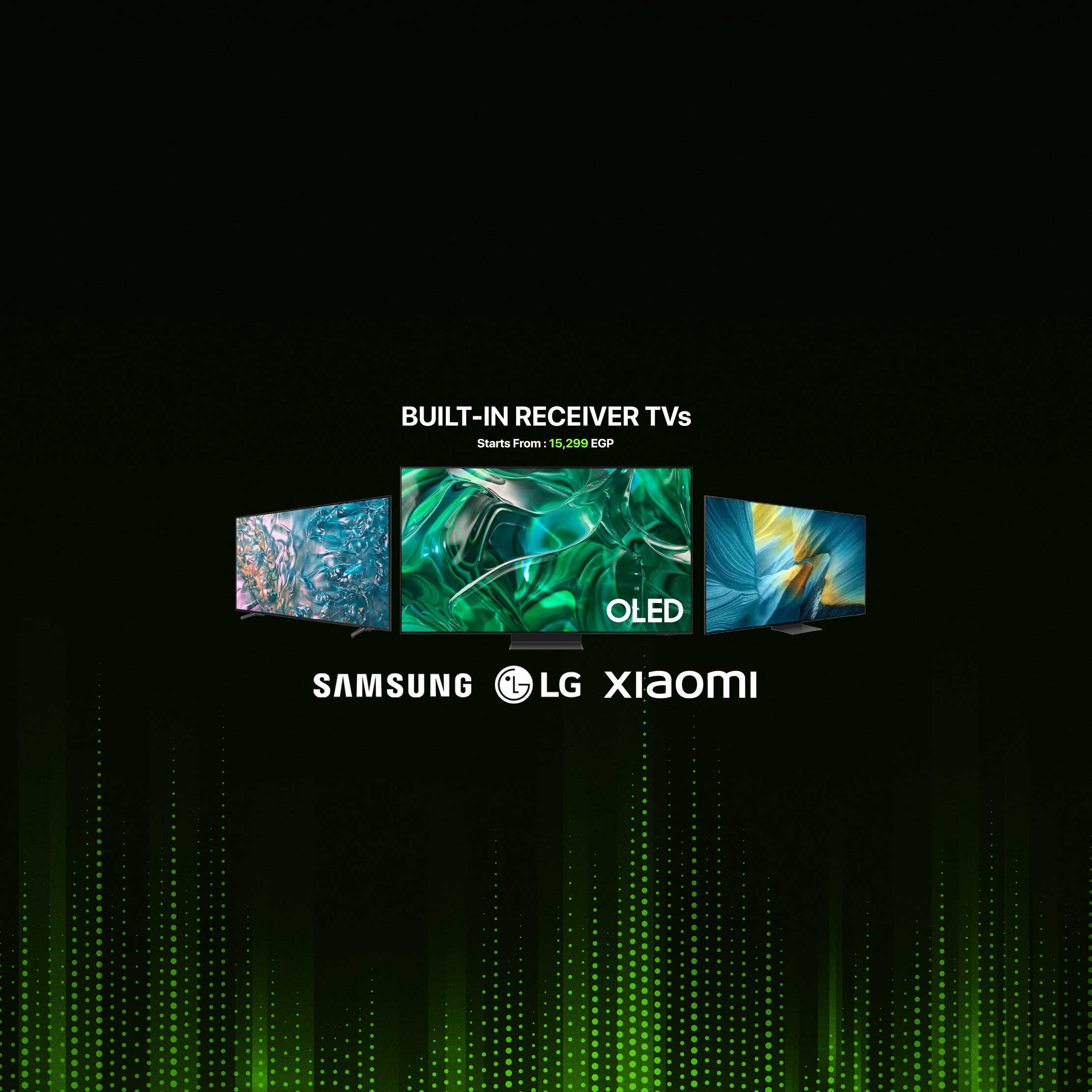 BUILT-IN RECEIVER TVs