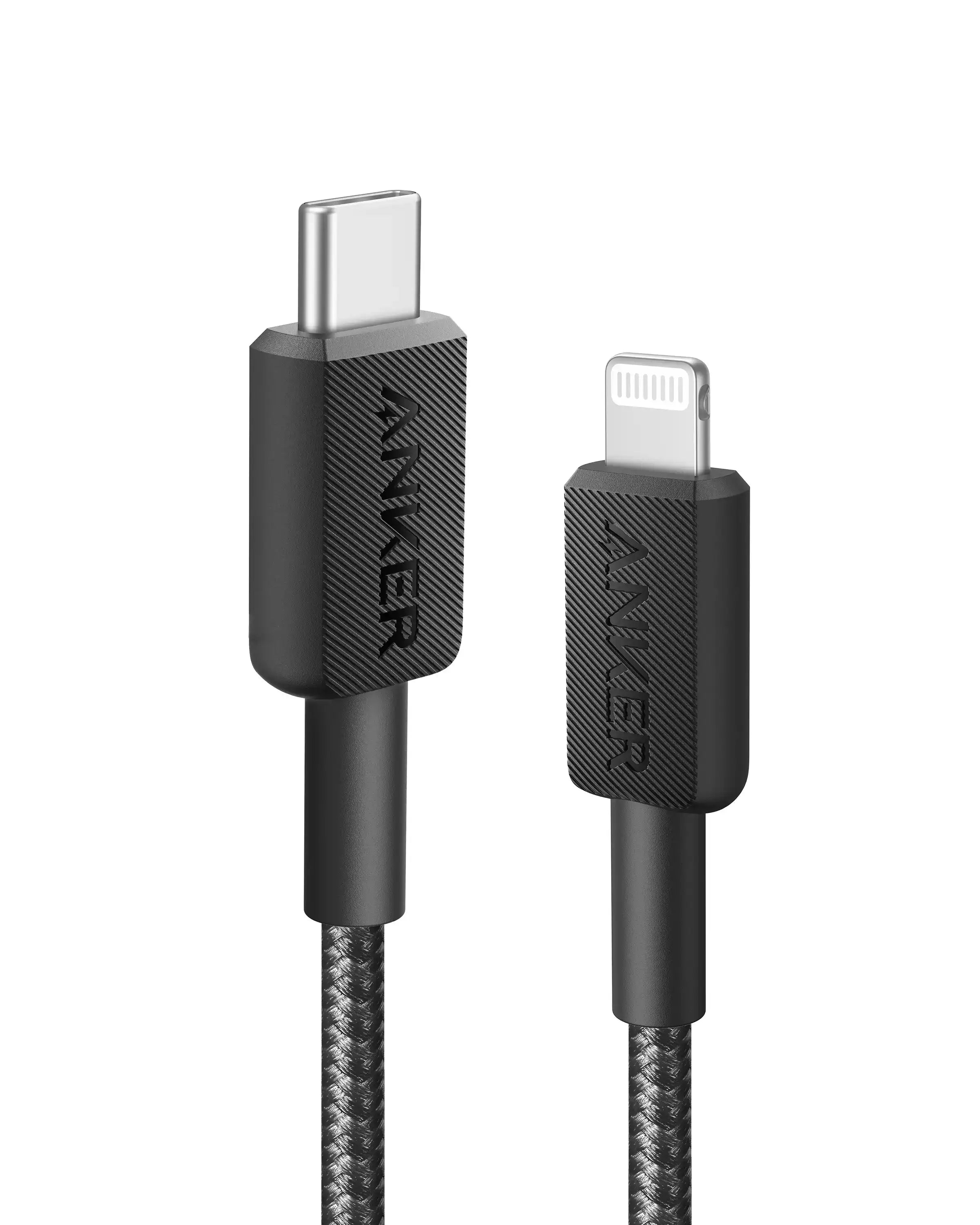 Anker Cable 322 USB-C to Lightning (6ft Braided)| A81B6H11 - Black