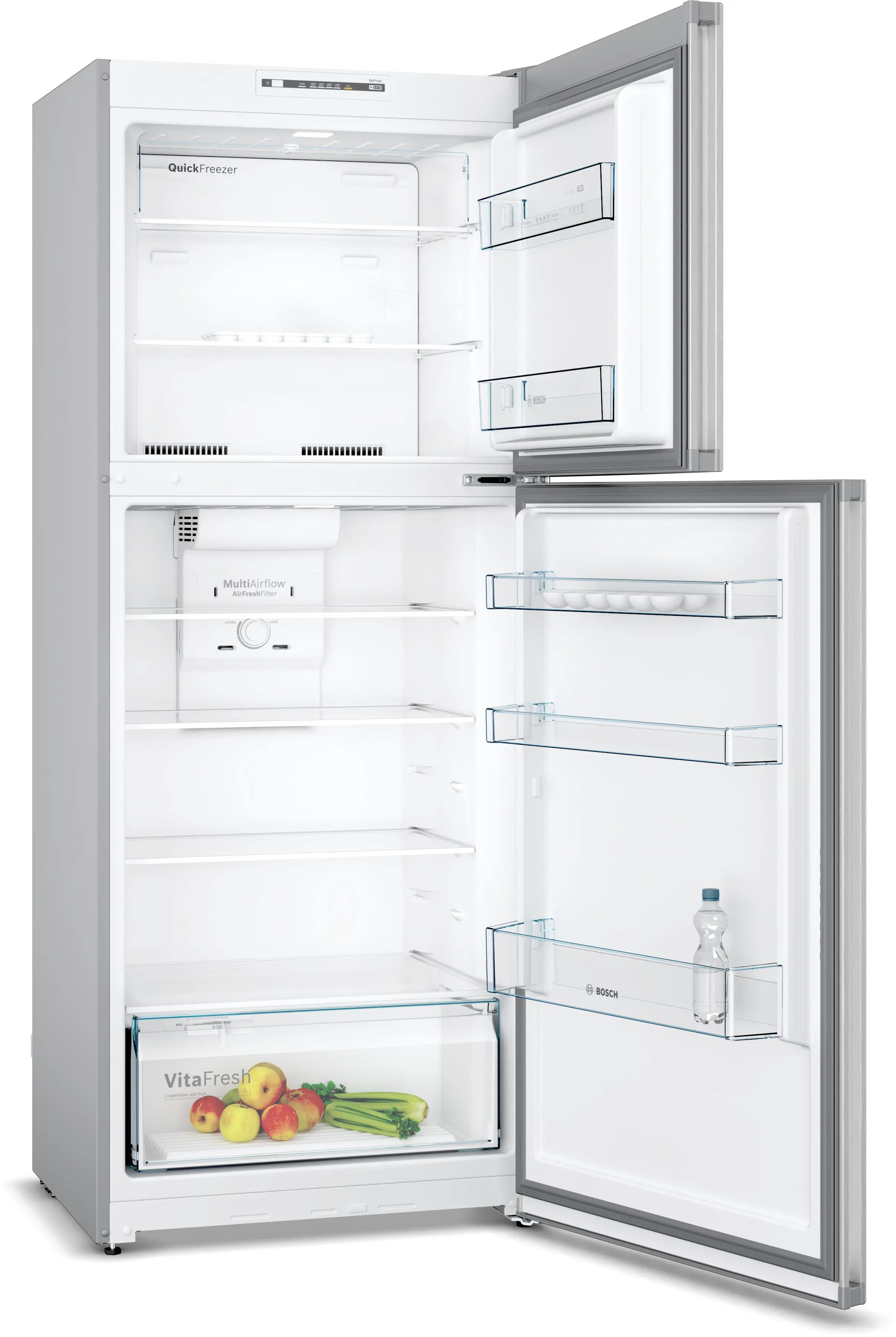 <tc>ثلاجة بوش سيريز 2 نوفروست - 328 لتر ستانلس ستيل - تبريد موحد + توفير طاقة - KDN43NL2E8
</tc>