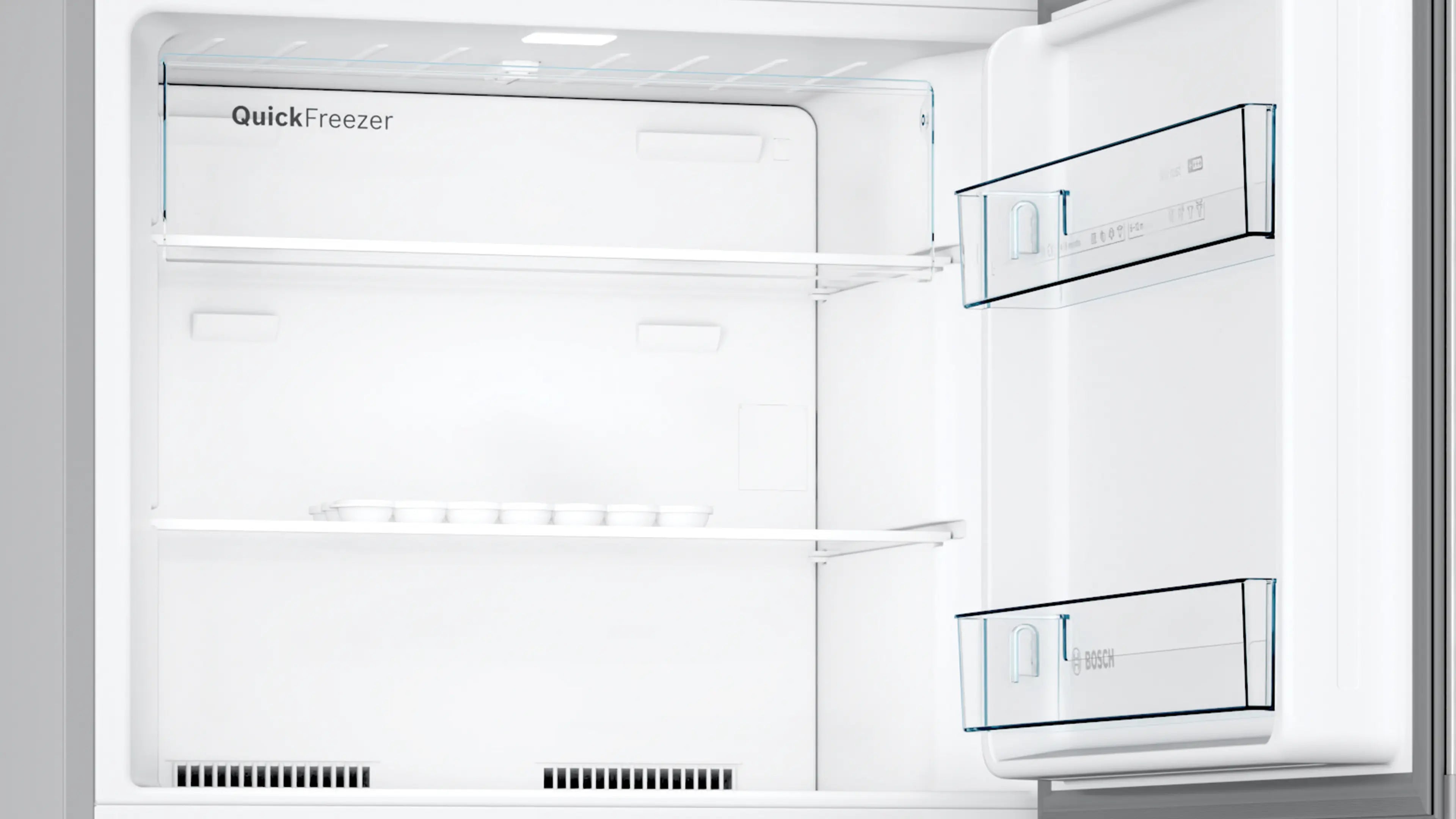 Bosch Serie 2 Refrigerator 328L, No-Frost, Inverter, Stainless Steel (KDN43NL2E8)