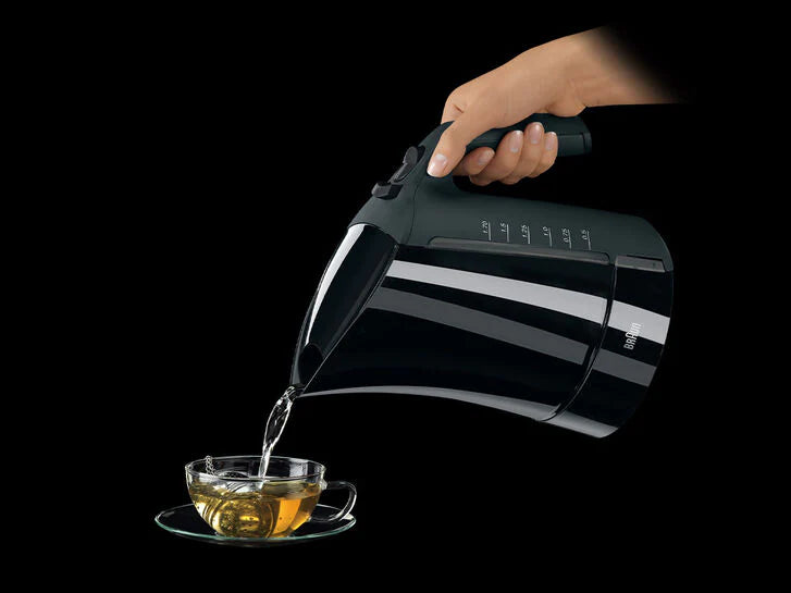 Braun Electric Kettle ، 1.7 لتر ، 2200 واط ، أسود - WK300 -BK