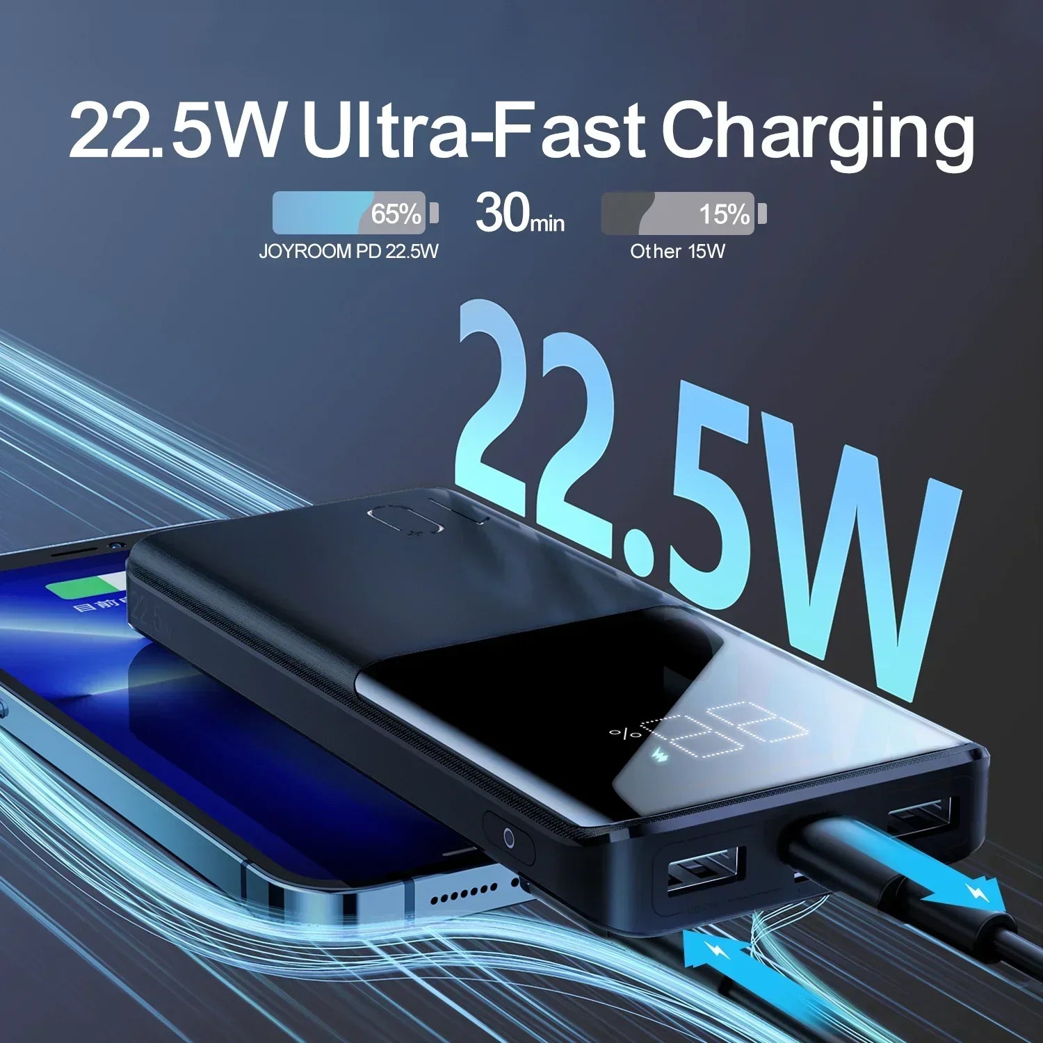 JOYROOM JR-QP191 Mini 22.5W Power Bank 10000mAh