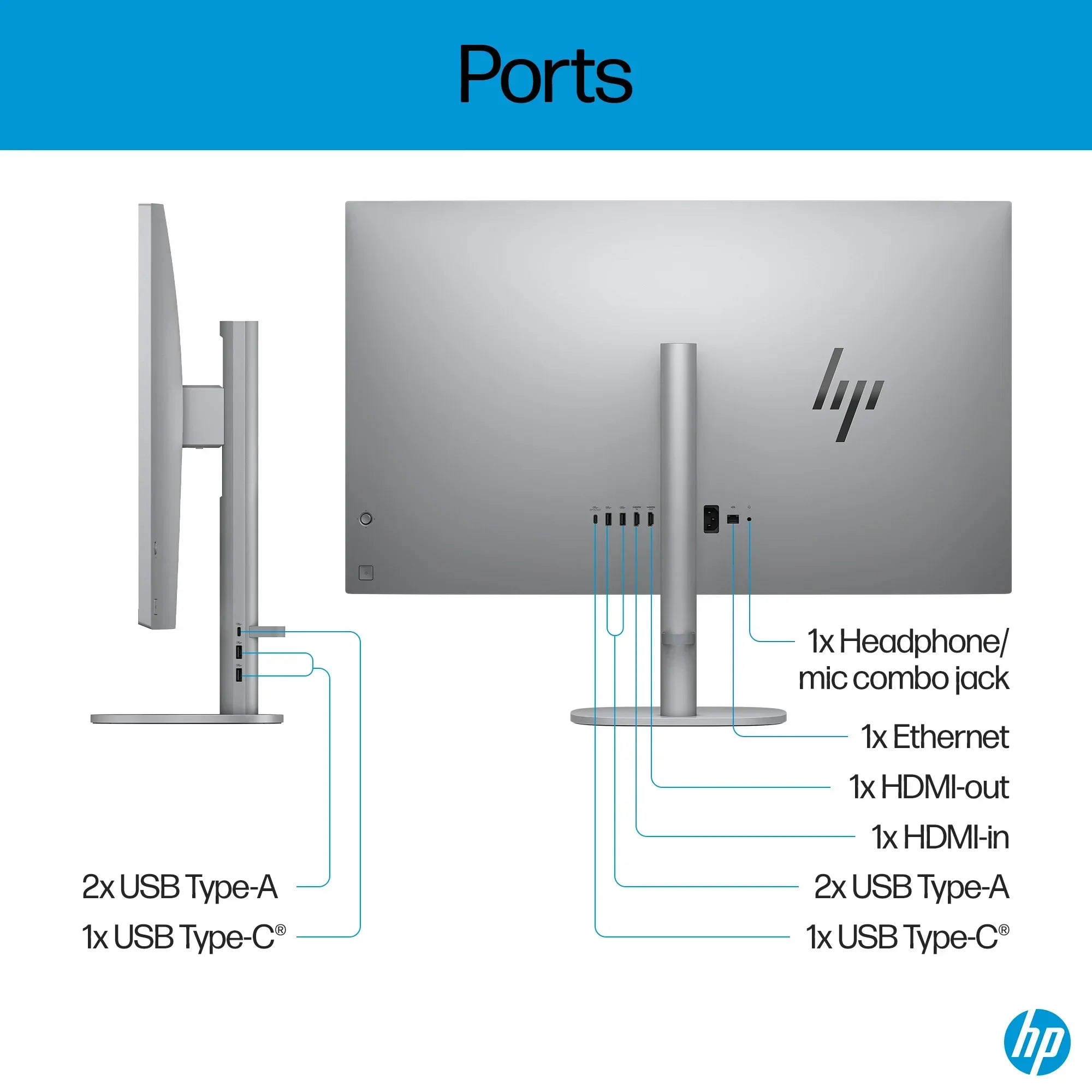 HP OmniStudio X All-in-One Desktop - RTX 4050 - Intel Core Ultra 5 125H - 16GB Ram - 512GB - Windows 11 Home