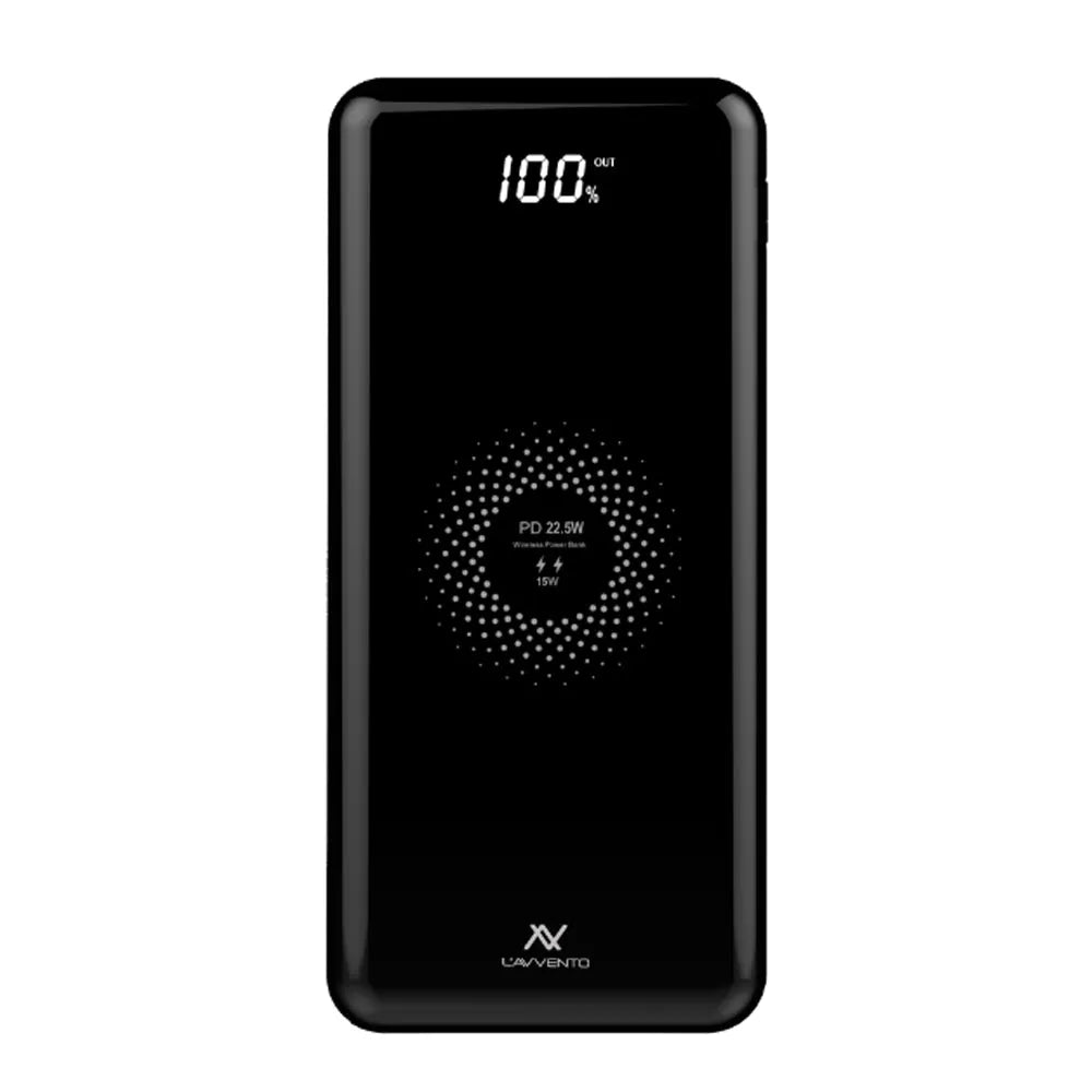 L'avvento QI Wireless Power Bank, 10,000 MAh, Fast Charge 22.5W