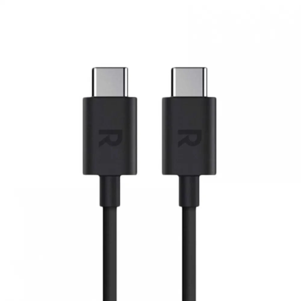 كابل شحن RAVPower 60W تايب سي إلى تايب سي 1 متر - أسود