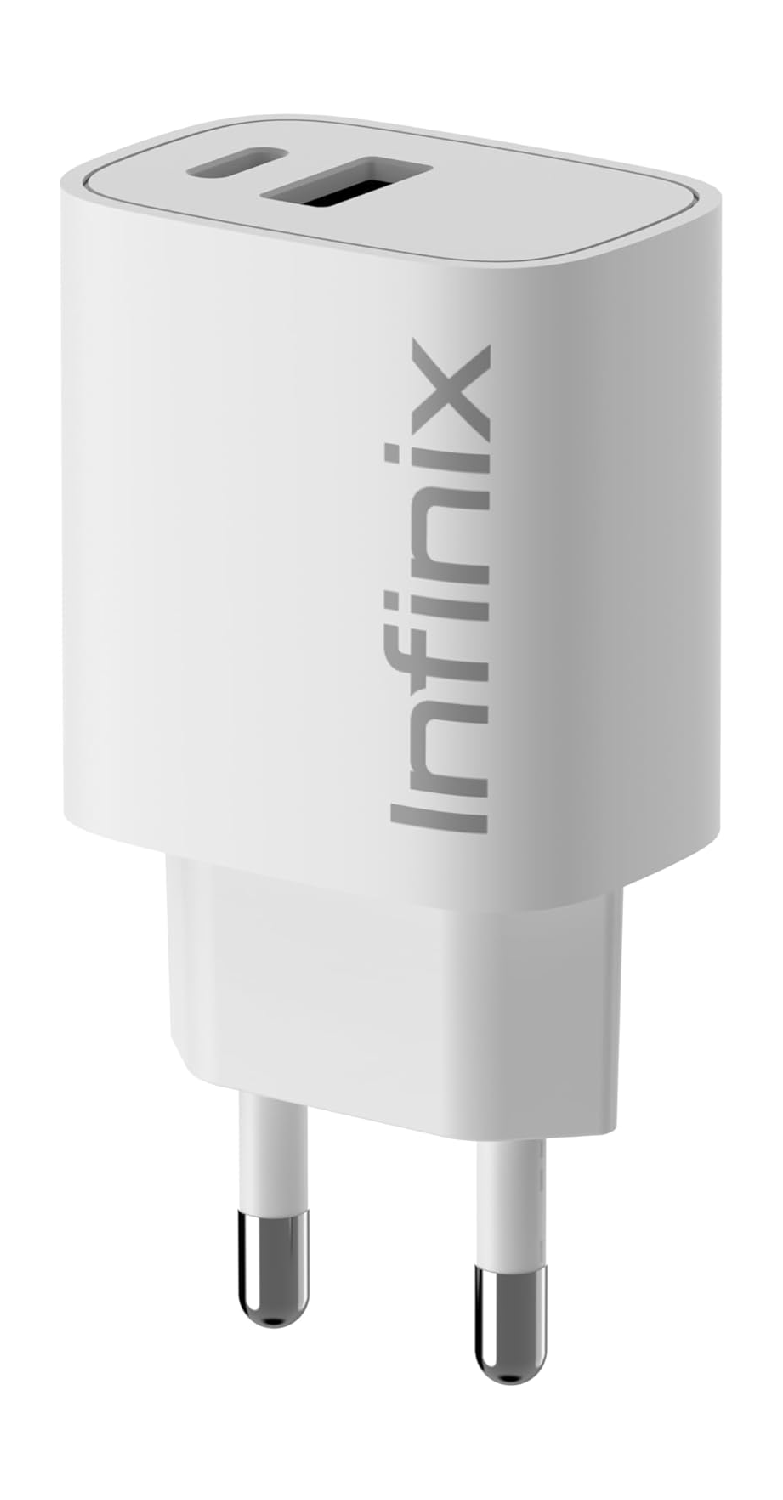 Infinix Wall Charger Kit 20W Two ports - White | XC20EU