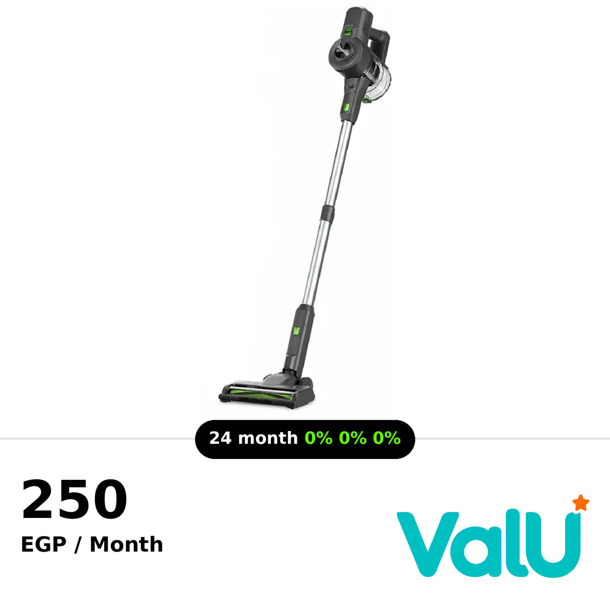 Oraimo CyberVac 180W Wireless Stick Vacuum Cleaner - OSV-102B - Gray