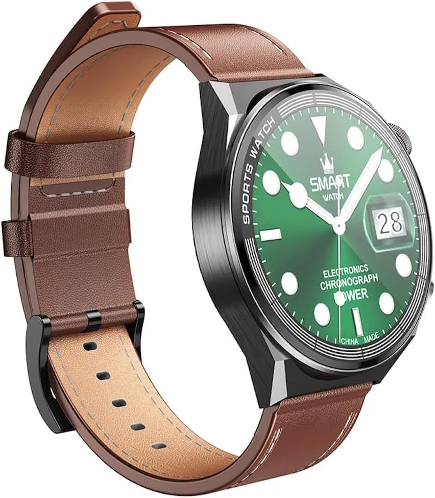 HOCO Y11 Smart Watch for Men With 2 Straps, AMOLED Display, 1.5 Inch - Black