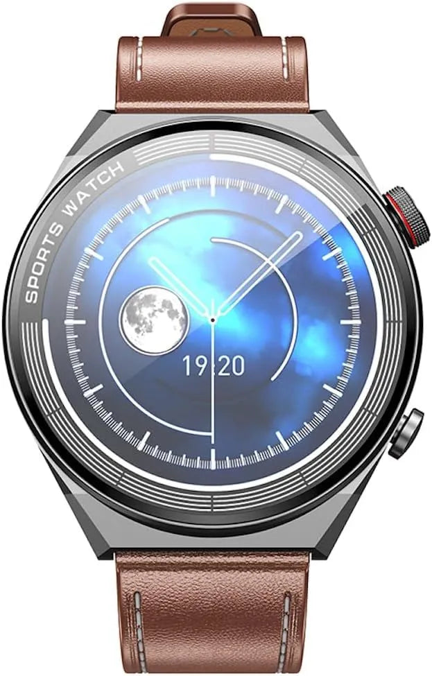 HOCO Y11 Smart Watch for Men With 2 Straps, AMOLED Display, 1.5 Inch - Black