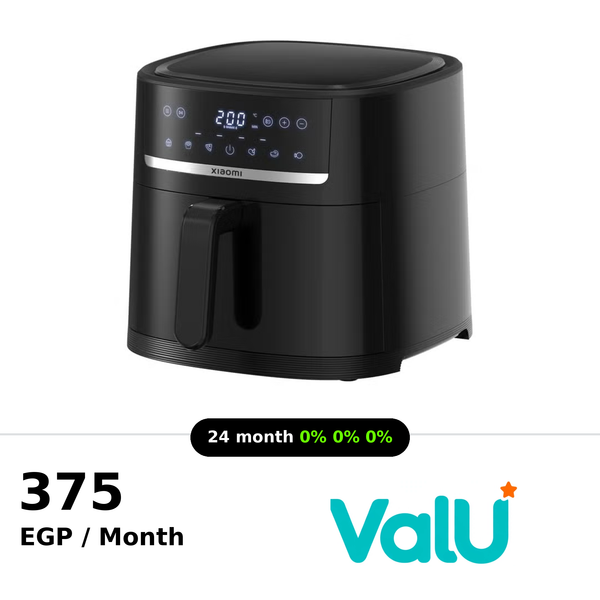 Xiaomi Air Fryer 6L, XXL Hot Air Fryer 1500W, 360° Hot Air Circulation - Black