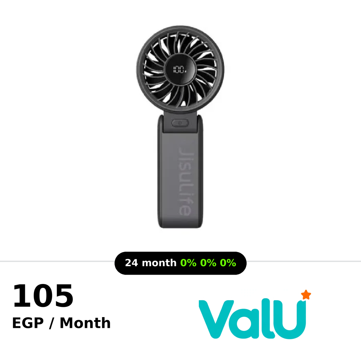 JisuLife Handheld Fan Life7, 3600mAh