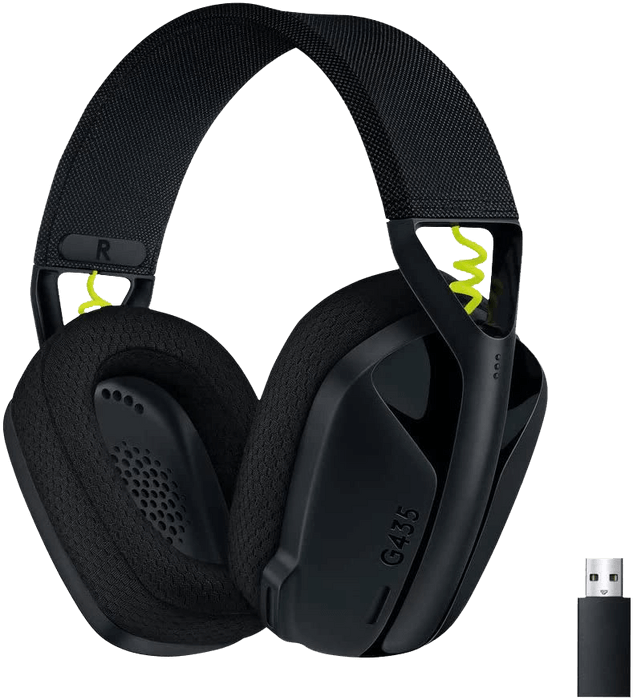 LOGITECH G435 LIGHTSPEED Wireless Gaming Headset - BLACK