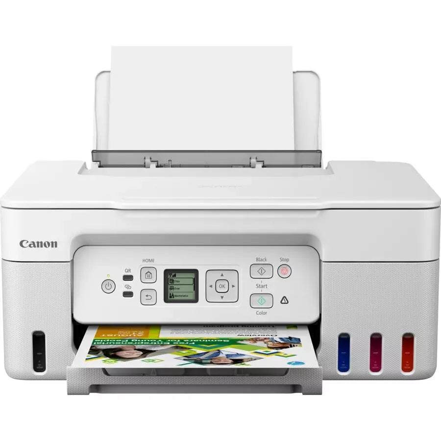 <tc>طابعة كانون PIXMA G3470 MegaTank - متعددة الاستخدامات (طباعة/نسخ/مسح)، اتصال Wi-Fi وسحابي، خزان حبر عالي السعة - تصميم أنيق أحمر</tc>