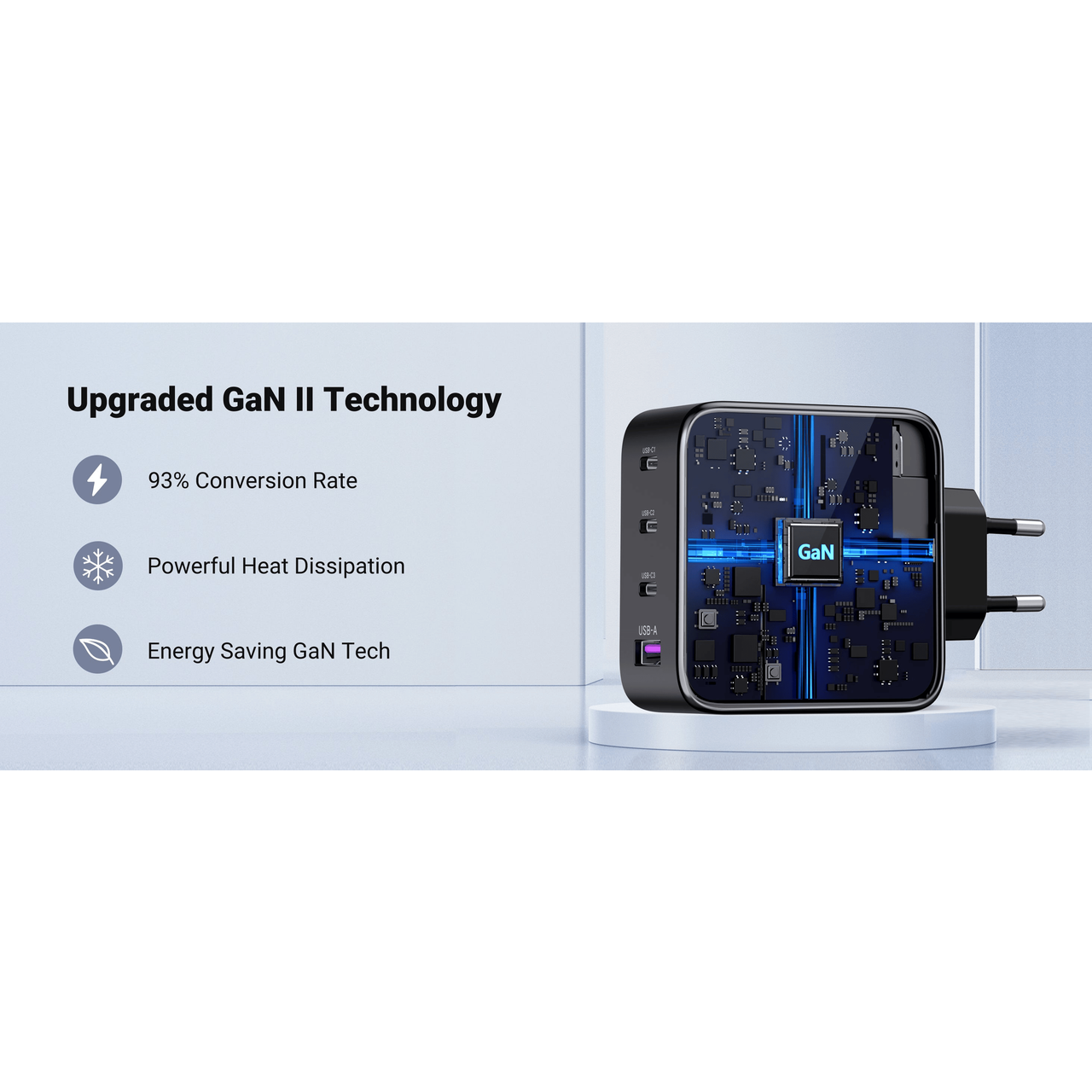 Ugreen Nexode 30W USB-C PD GaN Fast Wall Charger with Cable - Black