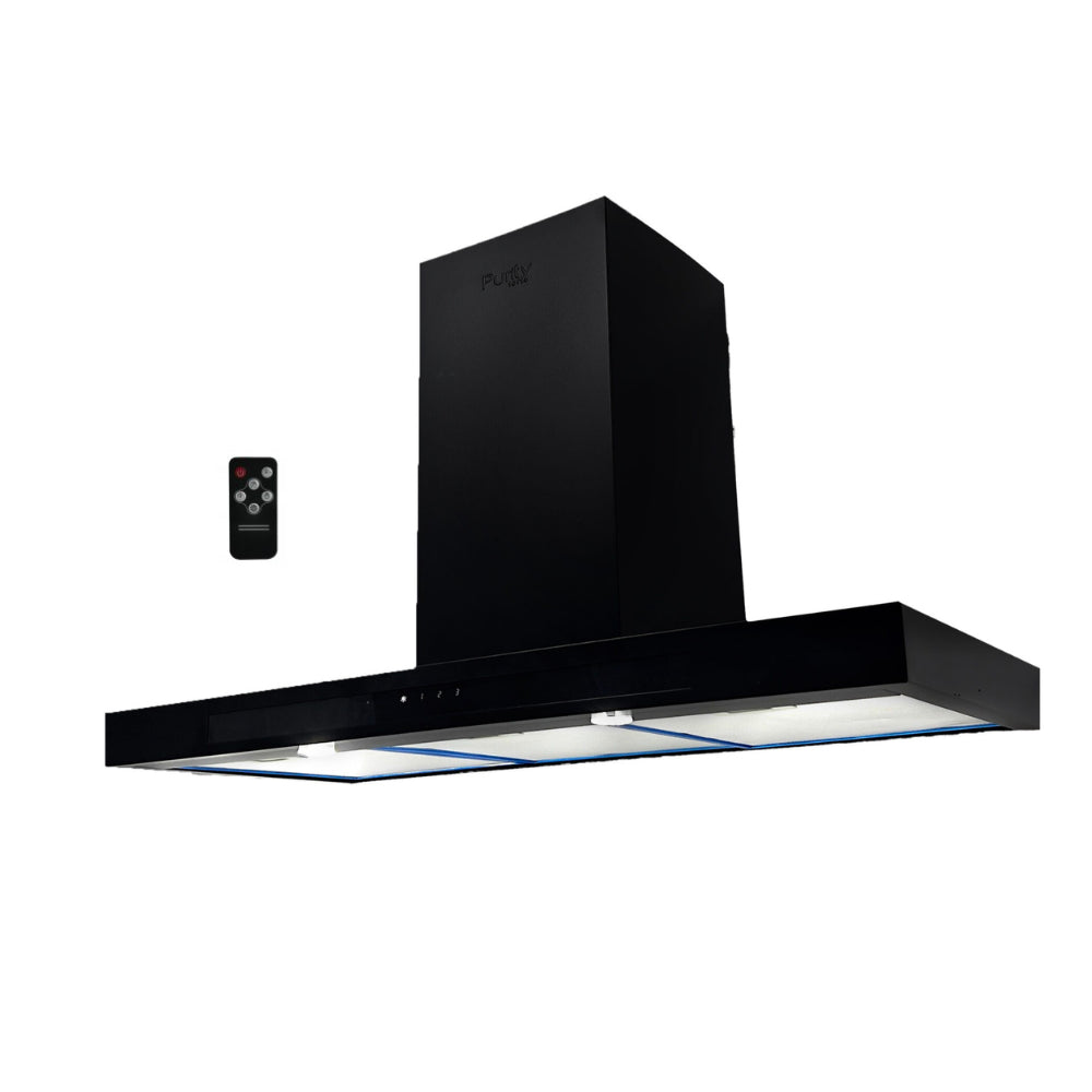 Purity Hood 60 CM - 1000 M³/H Suction Power - Black - FLATO PRO PLUS 60 BL
