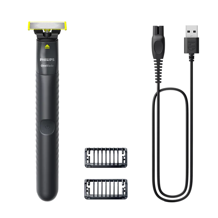 <tc>ماكينة حلاقة فيليبس OneBlade للوجه للاستخدام الرطب والجاف – لون أسود</tc>