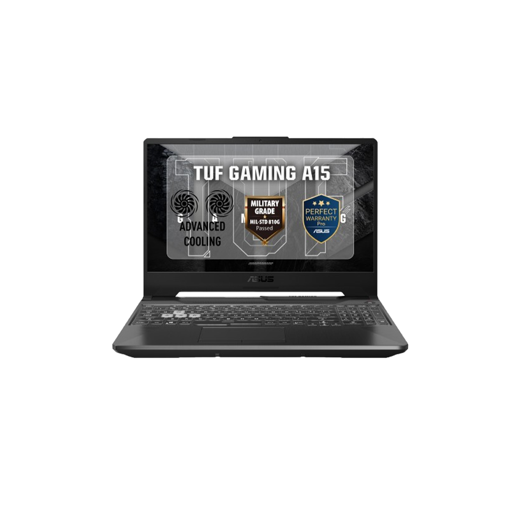 ASUS TUF Gaming A15 (FA506NCQ-HN167W) Amd Ryzen 7-170H, 16GB RAM, 512GB SSD, RTX 3050-4G, 15.6" FHD 144Hz Display, Win11 H