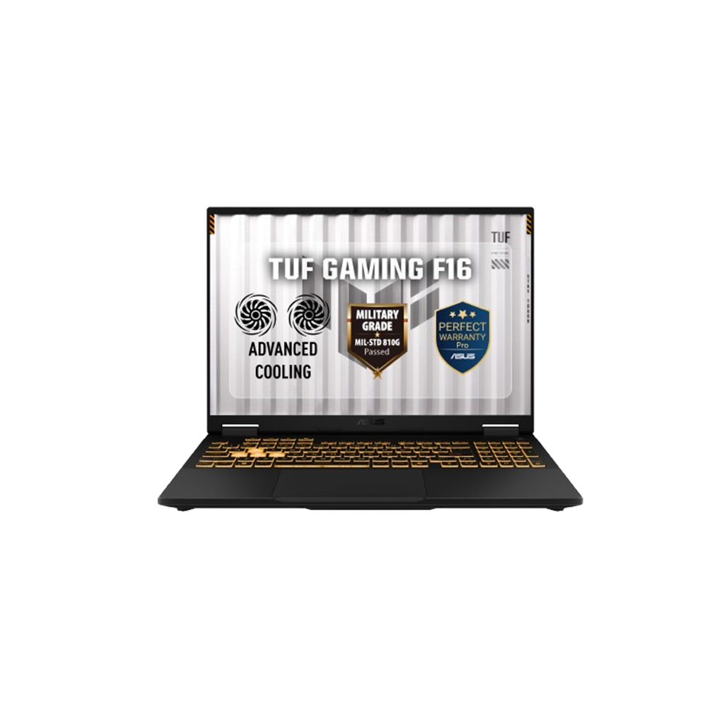 ASUS TUF Gaming F16 (FX608JHR-RV057W) Intel Core i7-14650HX, 16GB RAM, 512GB SSD, RTX 5050-8GB, 16" 165Hz Display, Win11 H