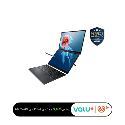 ASUS Zenbook DUO (UX8406MA) Ultra 7 155H - Intel Arc Graphics (16GB Ram / 1TB SSD) 14 inches 3K OLED Touchscreen - Windows 11 - Sleeve Included - Inkwell Grey