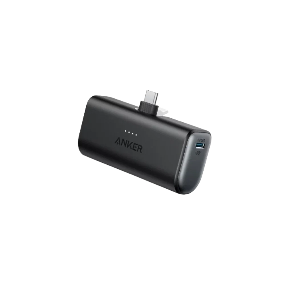 Anker Nano Power Bank 5,000 mAH 22.5W Built-In USB-C Connector - Black | A1653H11 xprs