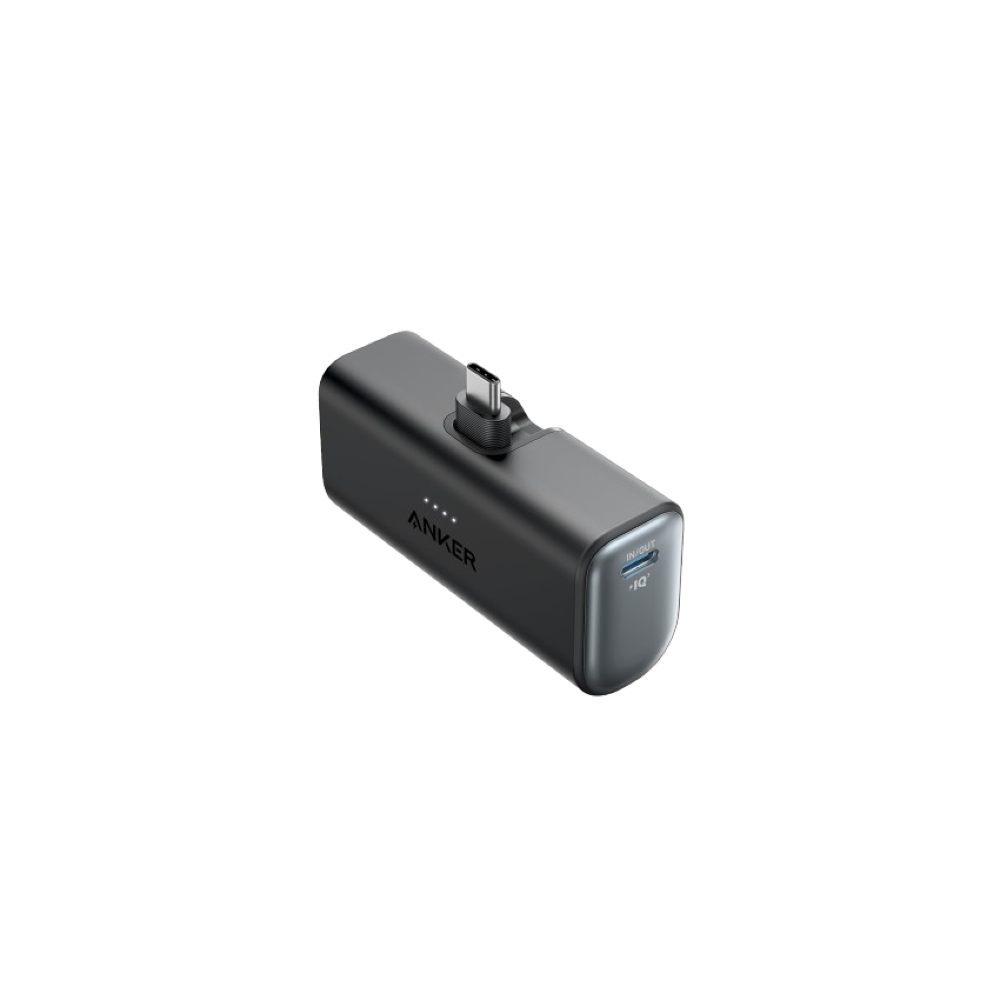 Anker Nano Power Bank 5,000 mAH 22.5W Built-In USB-C Connector - Black | A1653H11 xprs 0