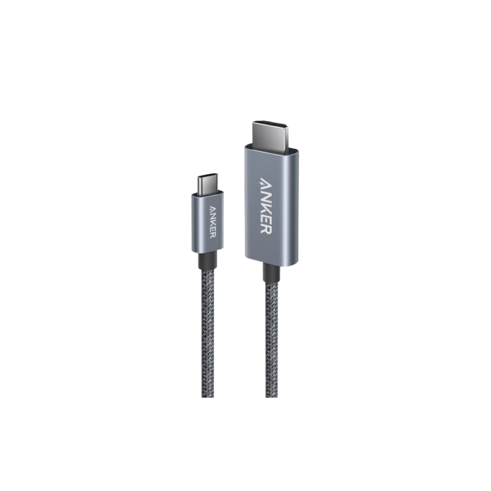 Anker Nano USB C to HDMI Cable 6ft 4K@60Hz Ultra-Fast Braided Nylon Adapter Cable - Black