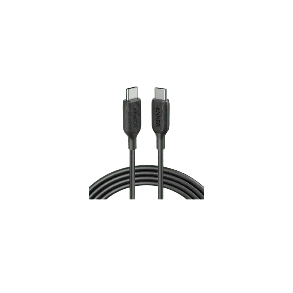 Anker USB-C to USB-C cable for fast charging and data transfer, compatible with laptops and mobile devices