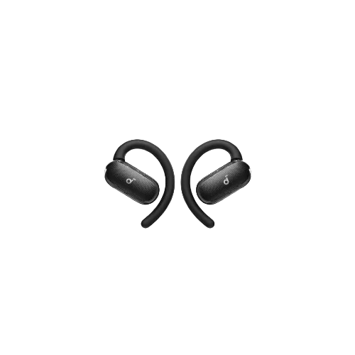 Anker Soundcore V40i Black wireless earbuds with hook design for secure fit, ideal for gaming and mobile use