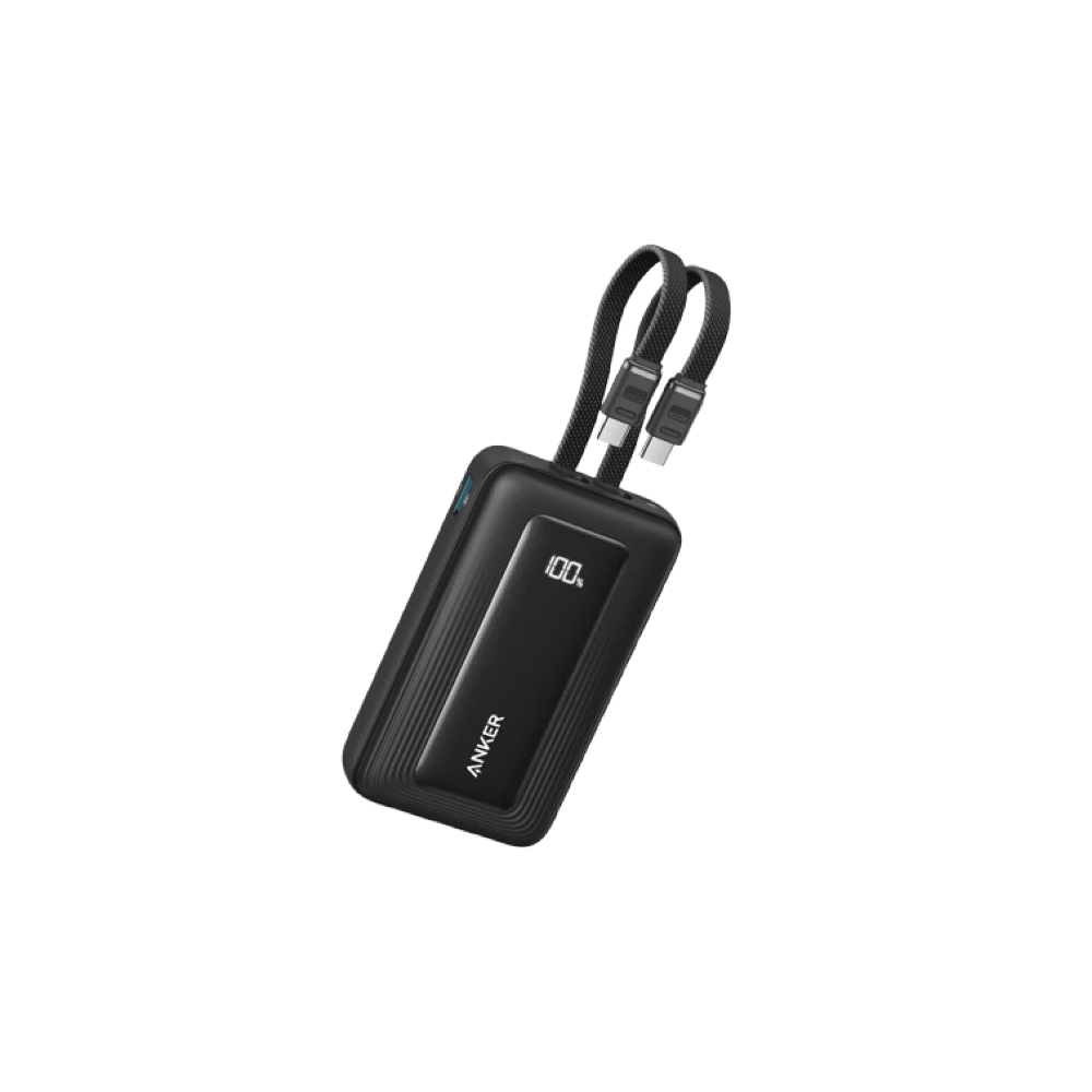 Anker Zolo Power Bank 10,000mAh 35W Built-In Dual USB-C - Black | A1680H12