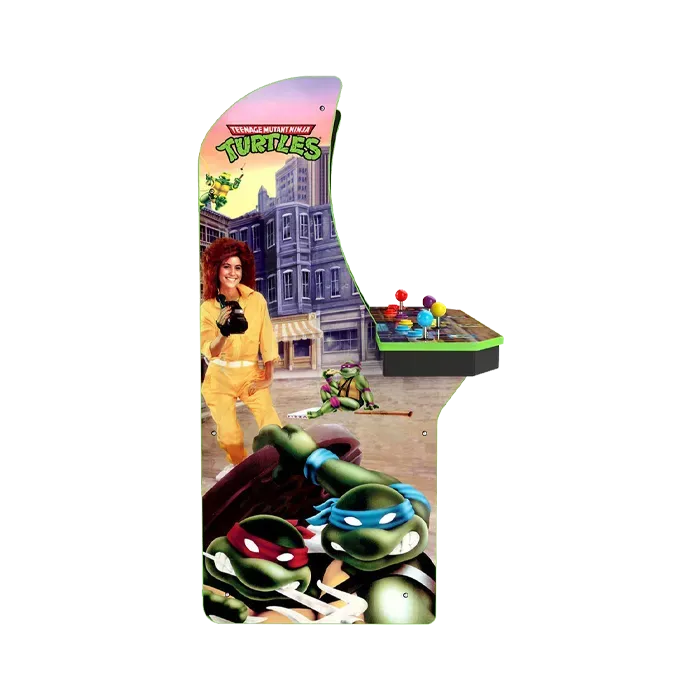 Arcade 1up Teenage Mutant Ninja Turtle Arcade Cabinet مع Riser