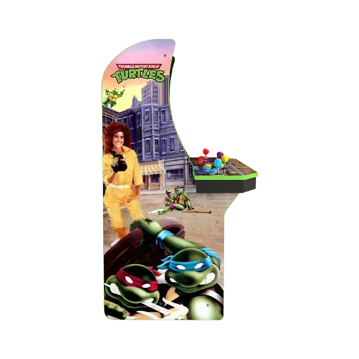 Arcade 1Up Teenage Mutant Ninja Turtle Arcade Cabinet with Riser