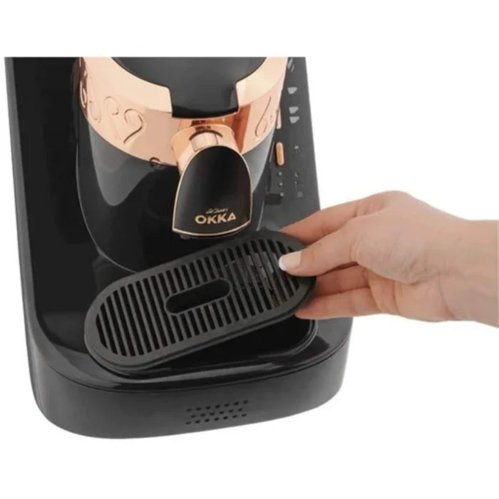 <tc>ماكينة قهوة تركية أوتوماتيكية Arzum OKKA OK001 – لون أسود (Siyah)</tc>