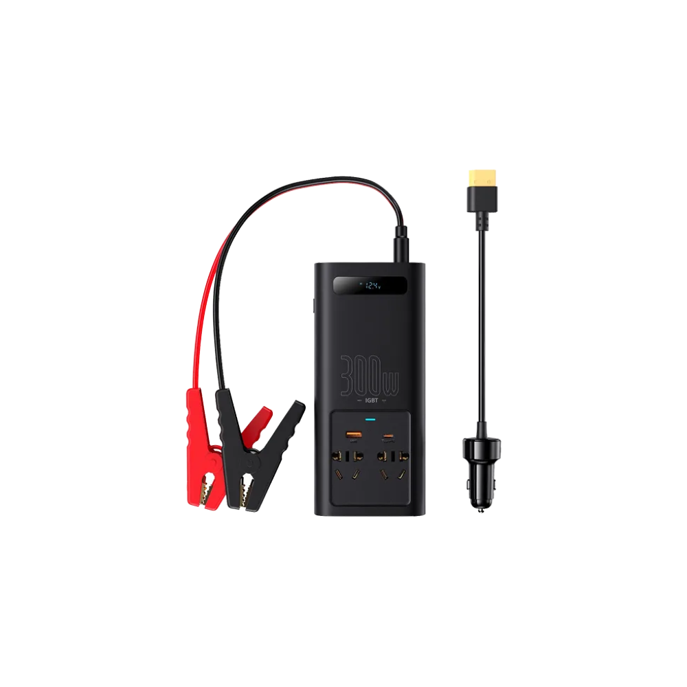Baseus IGBT Power Inverter 300W - Black xprs