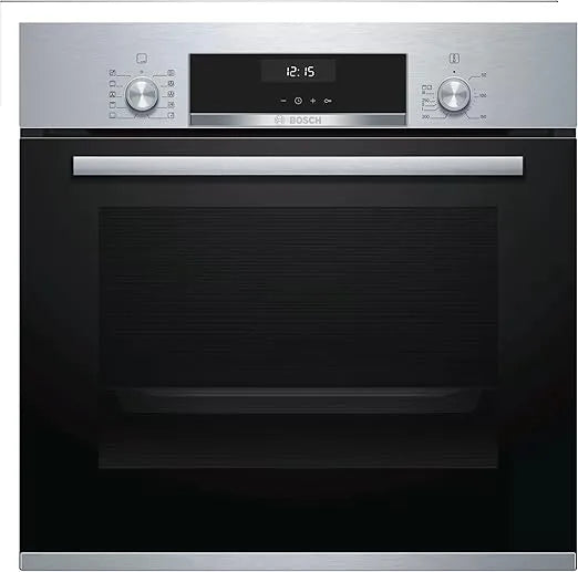 Bosch Serie 6 - Built-in Oven - Electric Oven 60cm - Black - Stainless Steel - Fan - HBJ558YS0G