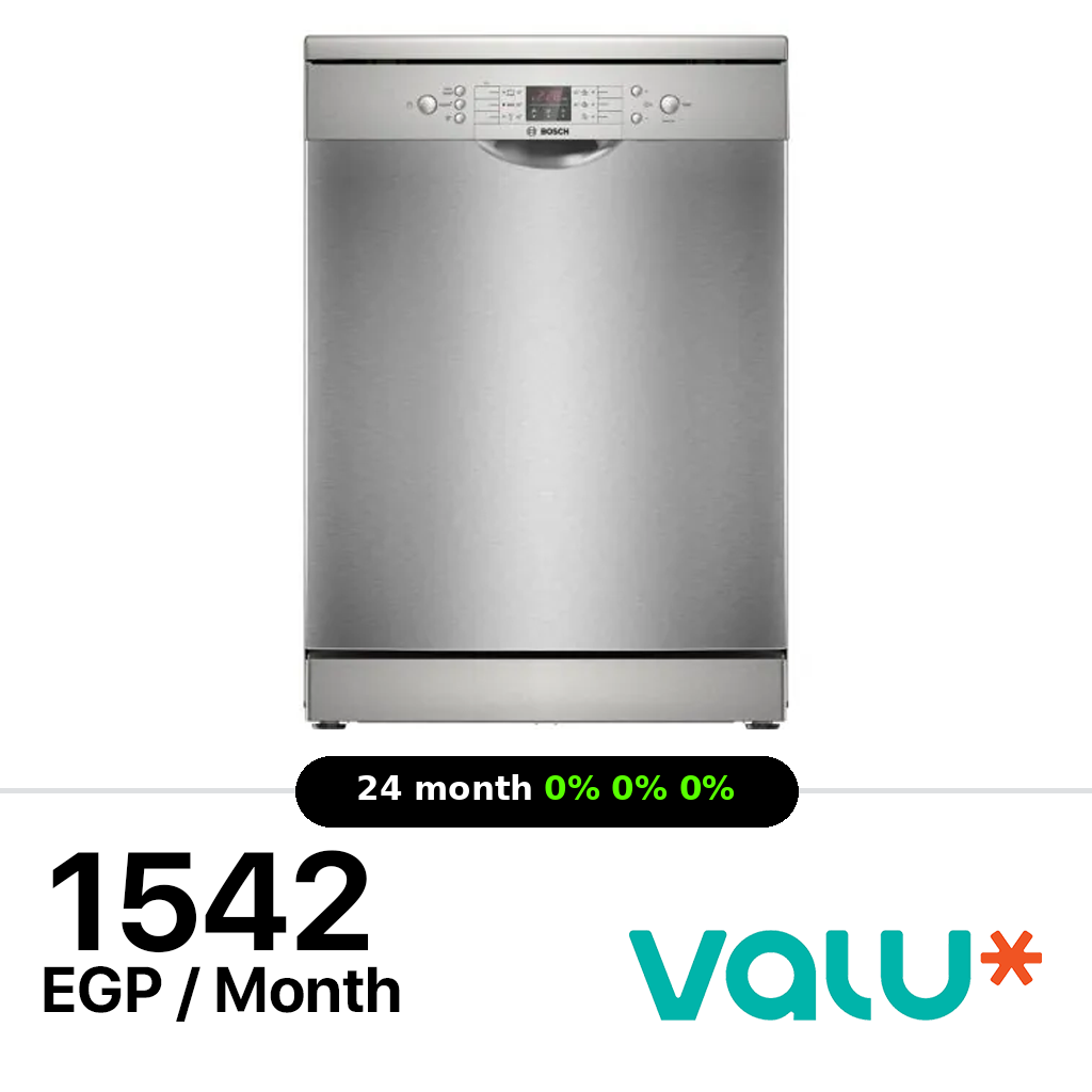 Bosch Series 2 Free-Standing Dishwasher 13 Set 60CM - Inox - SMS26AI00V