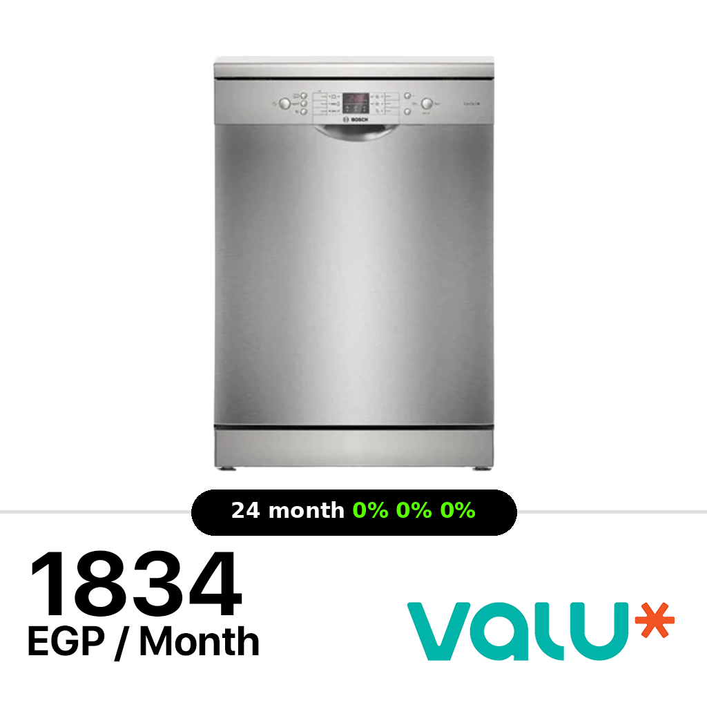 Bosch Series 4 Free-Standing Dishwasher 60CM Brushed Steel Anti-Fingerprint 14 Set - SMS46NI20V