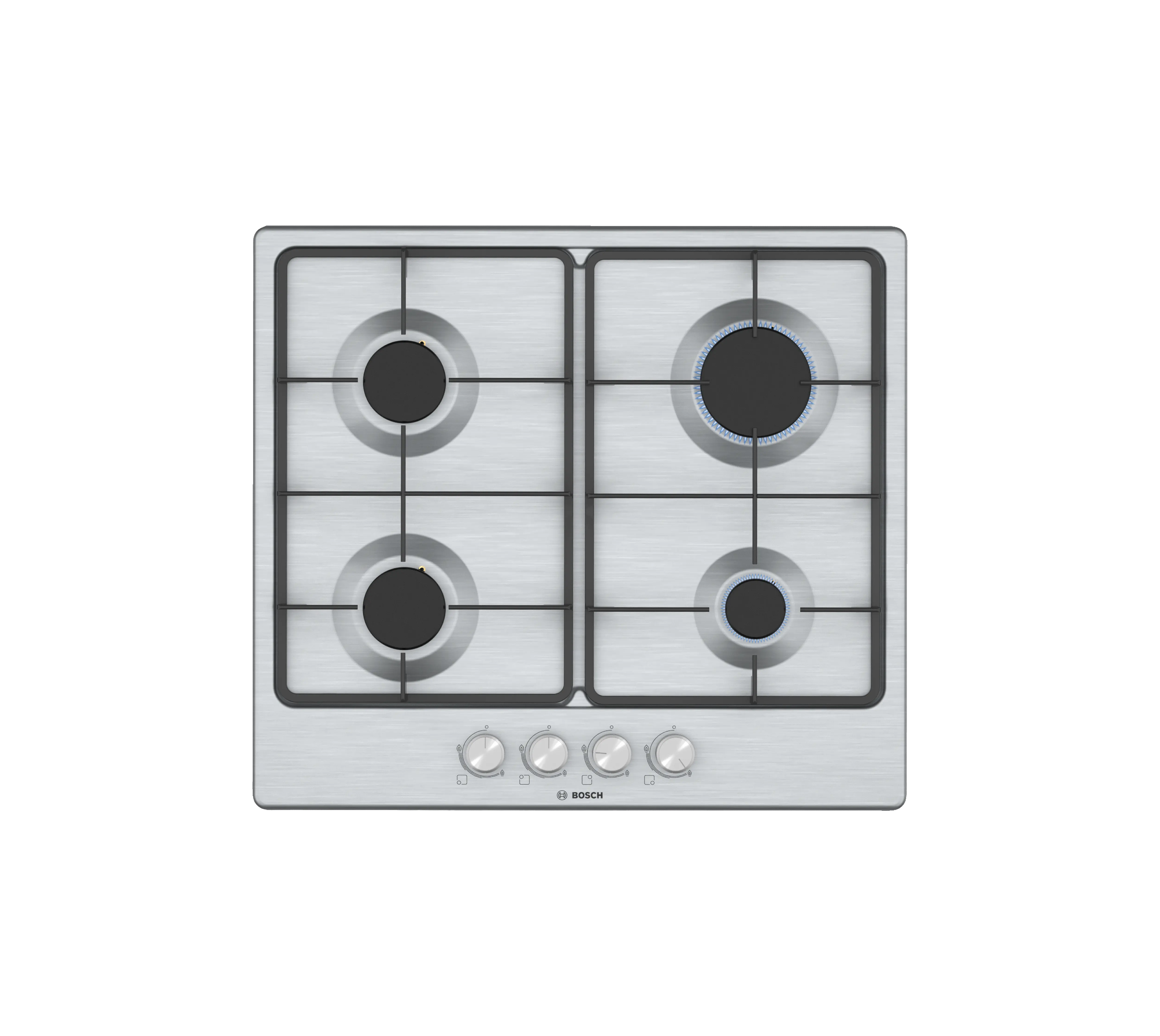 Bosch Built-In Gas Hob 60cm Series 4 Stainless Steel - PGP6B5K60Q