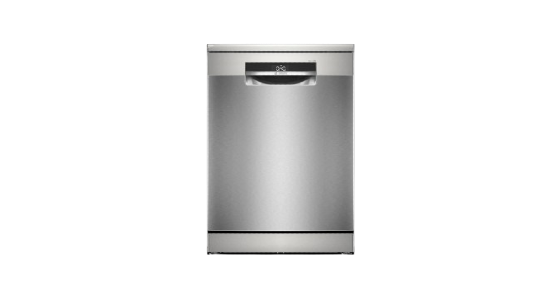 <tc>غسالة صحون Bosch Series 6، 14 فرد، 60 سم، 6 برامج، باللون فضي إنوكس – موديل SMS6EMI62V</tc>