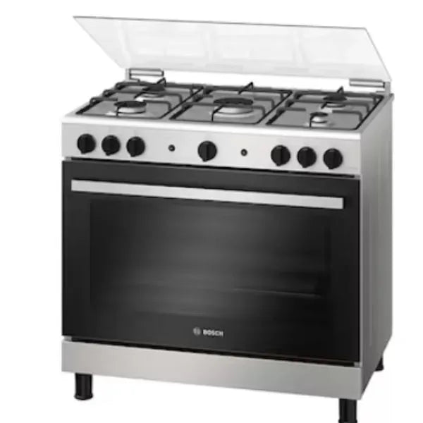 Bosch Gas Cooker 5 Burners 90 cm Stainless Steel HGV1F8Y52S