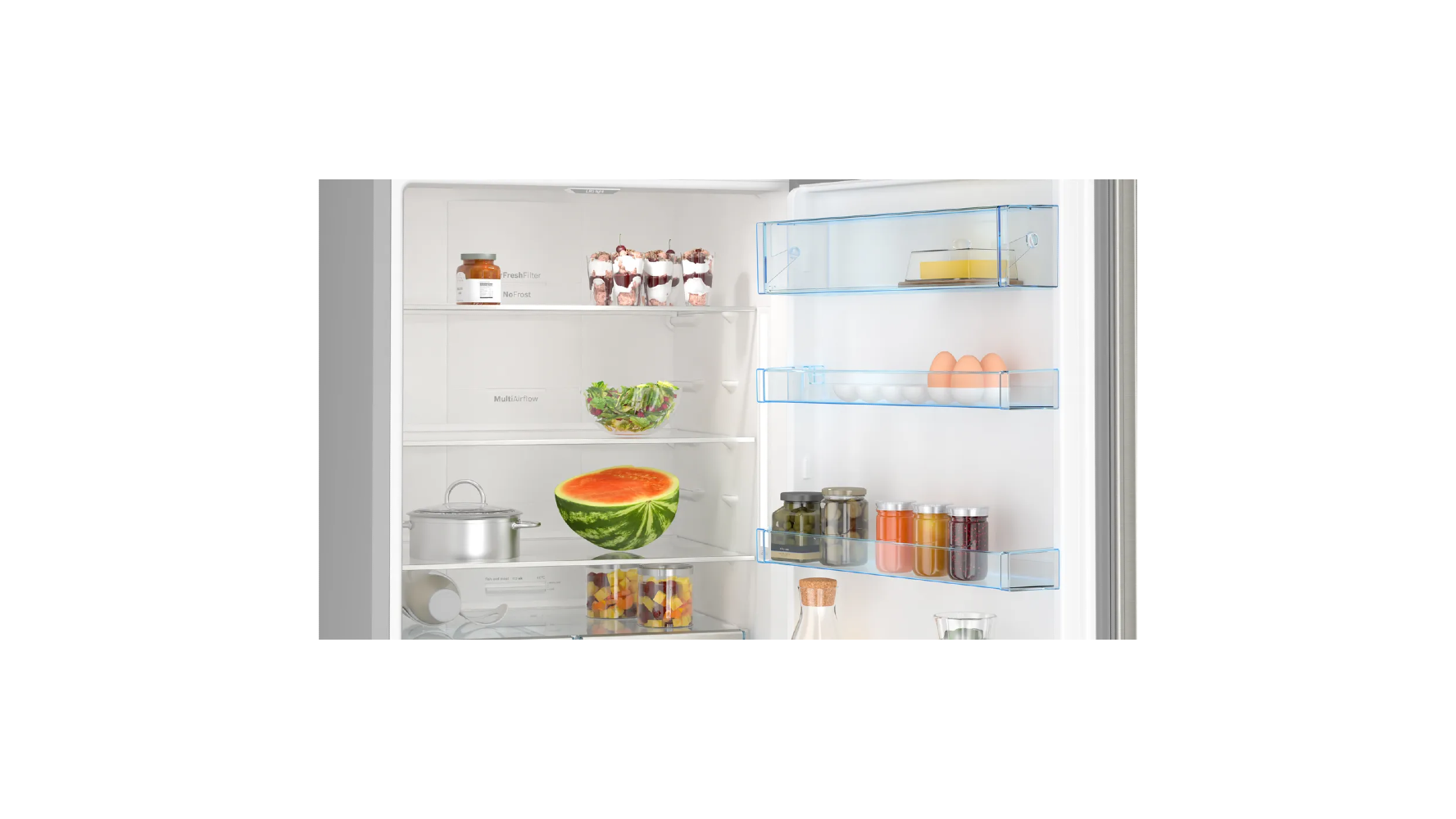 Bosch Serie 4 free-standing bottom Freezer Refrigerator- 505 liters - Stainless steel KGN56CI30U xprs 0