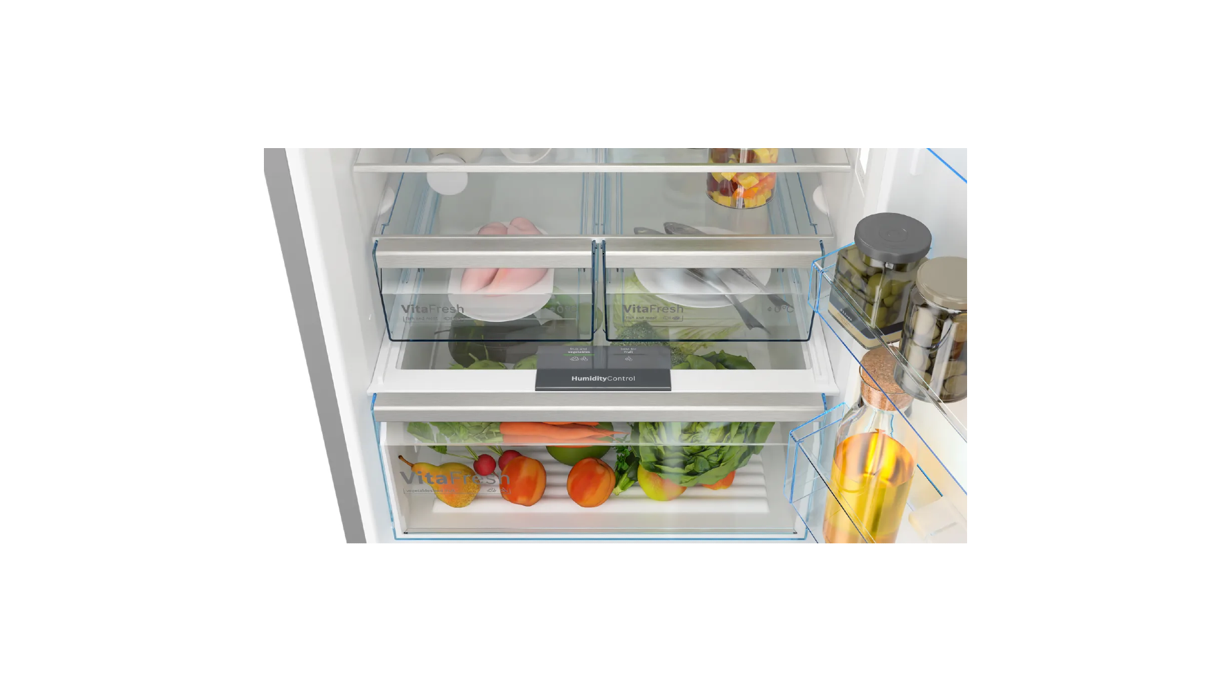 Bosch Serie 4 free-standing bottom Freezer Refrigerator- 505 liters - Stainless steel KGN56CI30U xprs 1