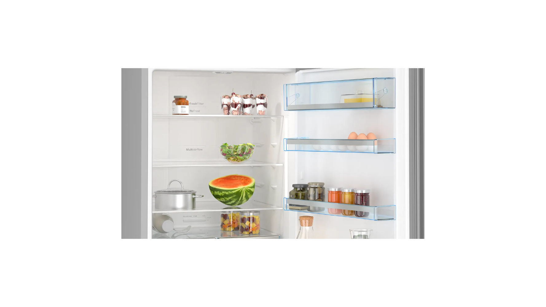 Bosch Series 6 Bottom Freezer Refrigerator, 508 Liters, No Forst, Black - KGN56LB3E9 xprs 1
