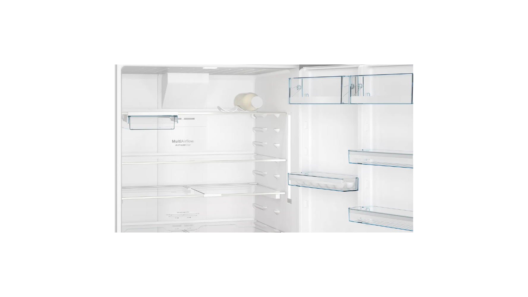 Bosch Series 6, free-standing fridge-freezer with freezer at top, 186 x 86 cm, inox-easy clean KDN86AI3E9 xprs 0