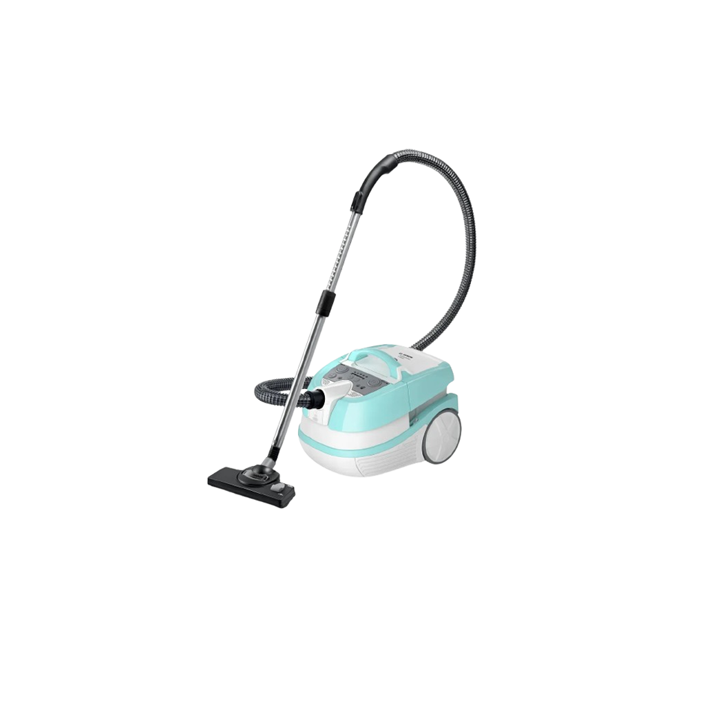 Bosch Wet And Dry Vacuum Cleaner With Hepa Filter, 2000 Watt, Light Blue And White - BWD420HYG