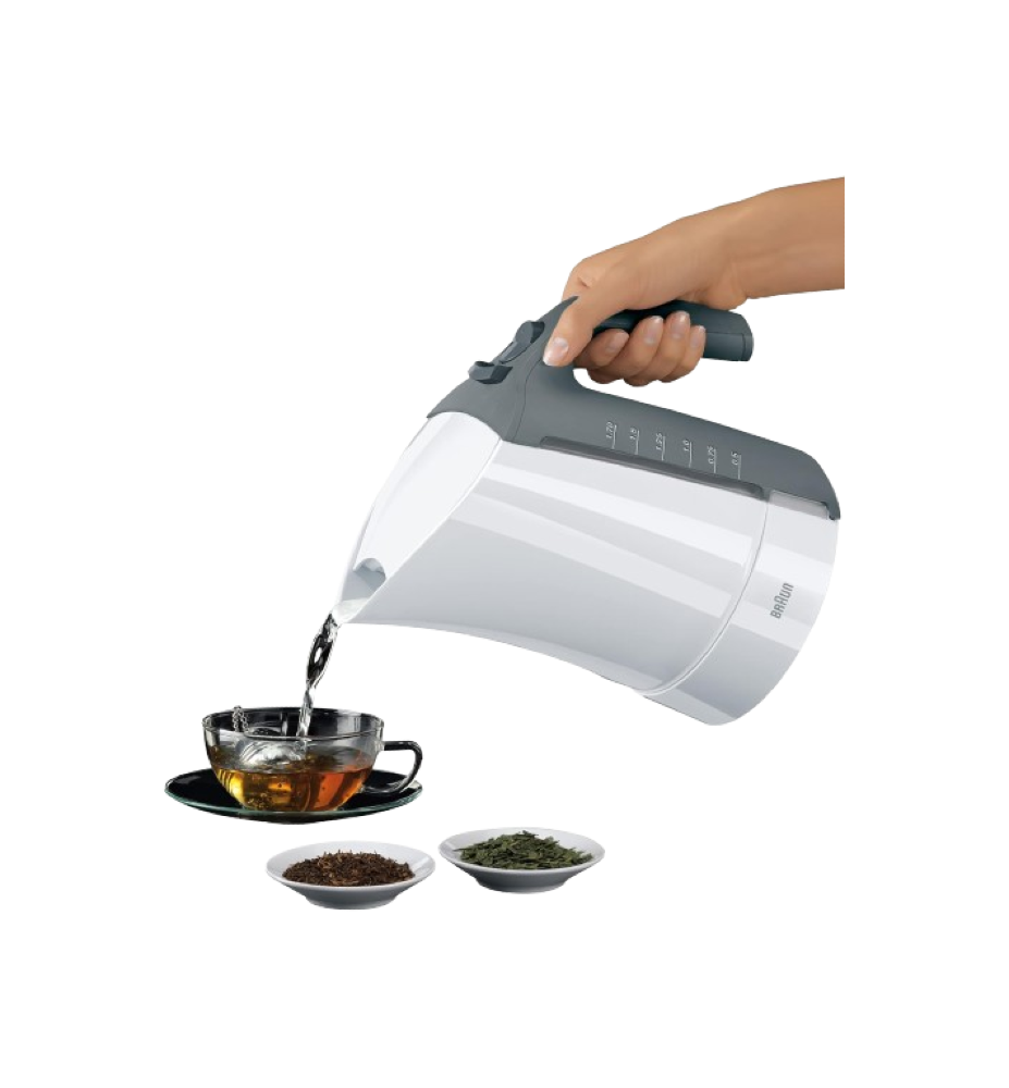 Braun Electric Kettle, 1.7 Liter, 2200 Watt, White - WK300 xprs egy1
