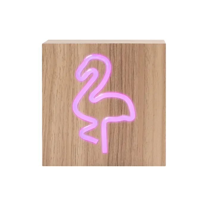 Bigben Neon Bluetooth Speaker – Flamingo Pattern