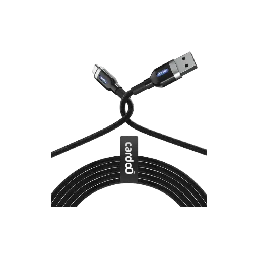 <tc>كابل CardoO USB-A إلى USB-C بطول 2 متر - أسود</tc>