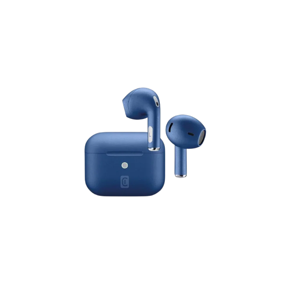 CellularLine Crystal Earphones TWS ENC - Blue