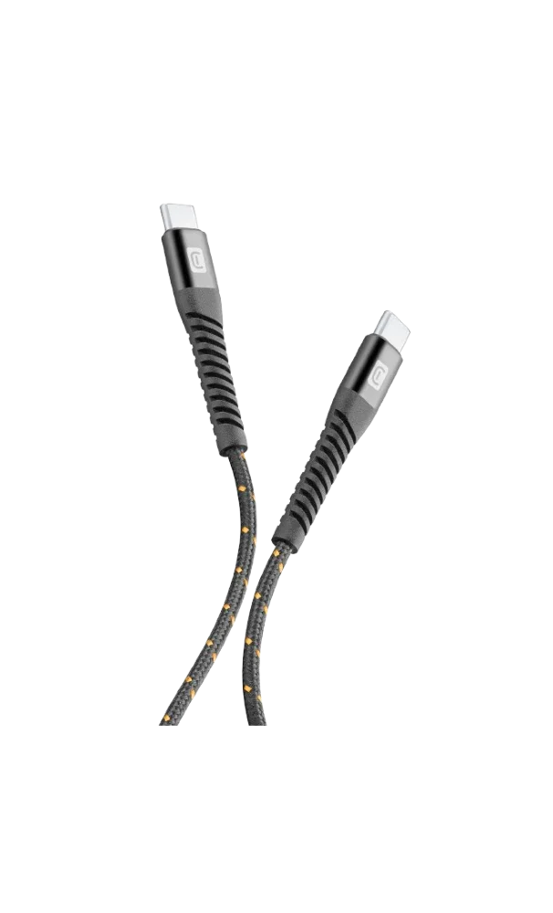 Cellularline TETRA FORCE USB-C to USB-C Cable 1.2M - Black xprs 0
